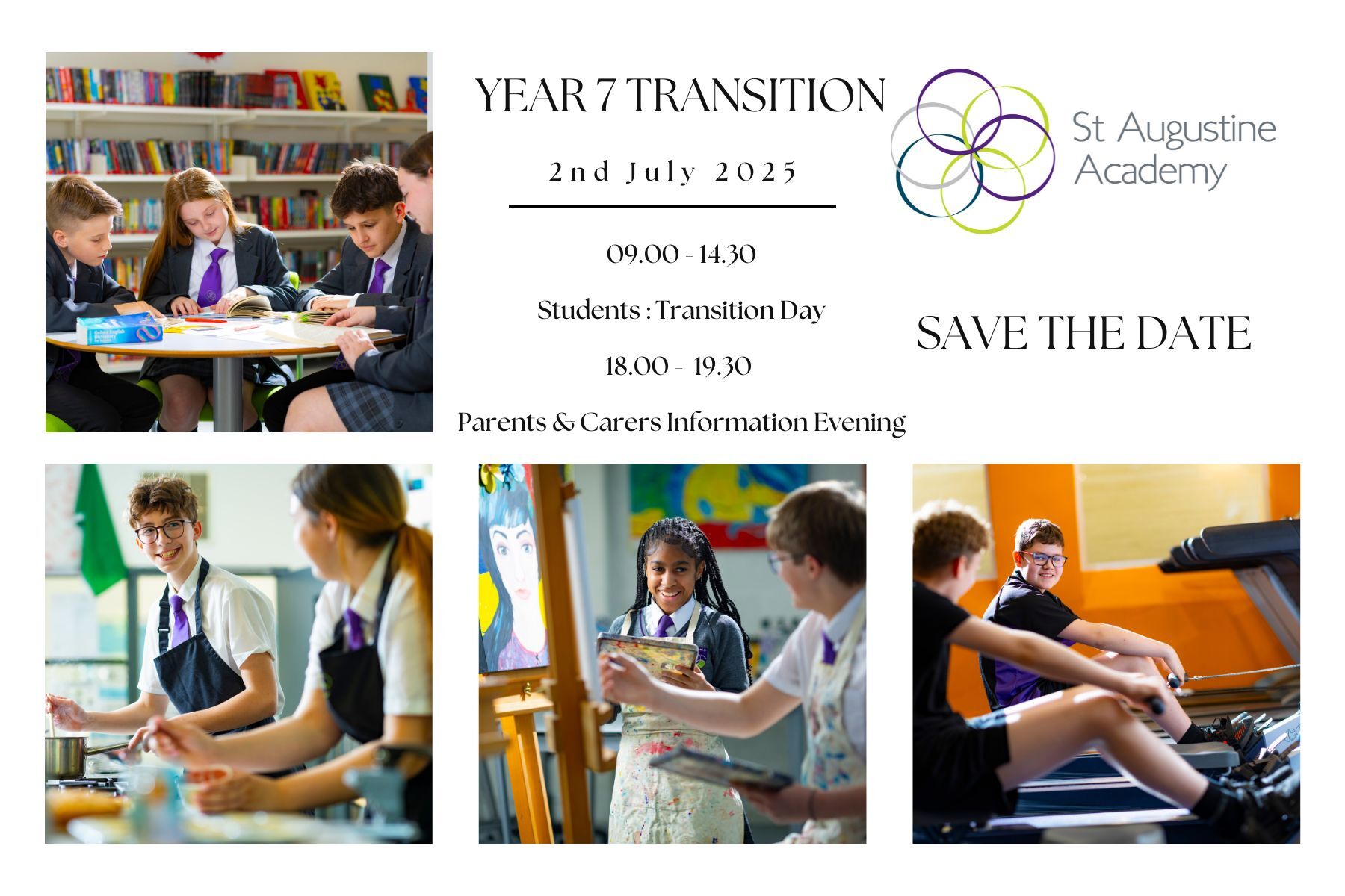 Save the date transition