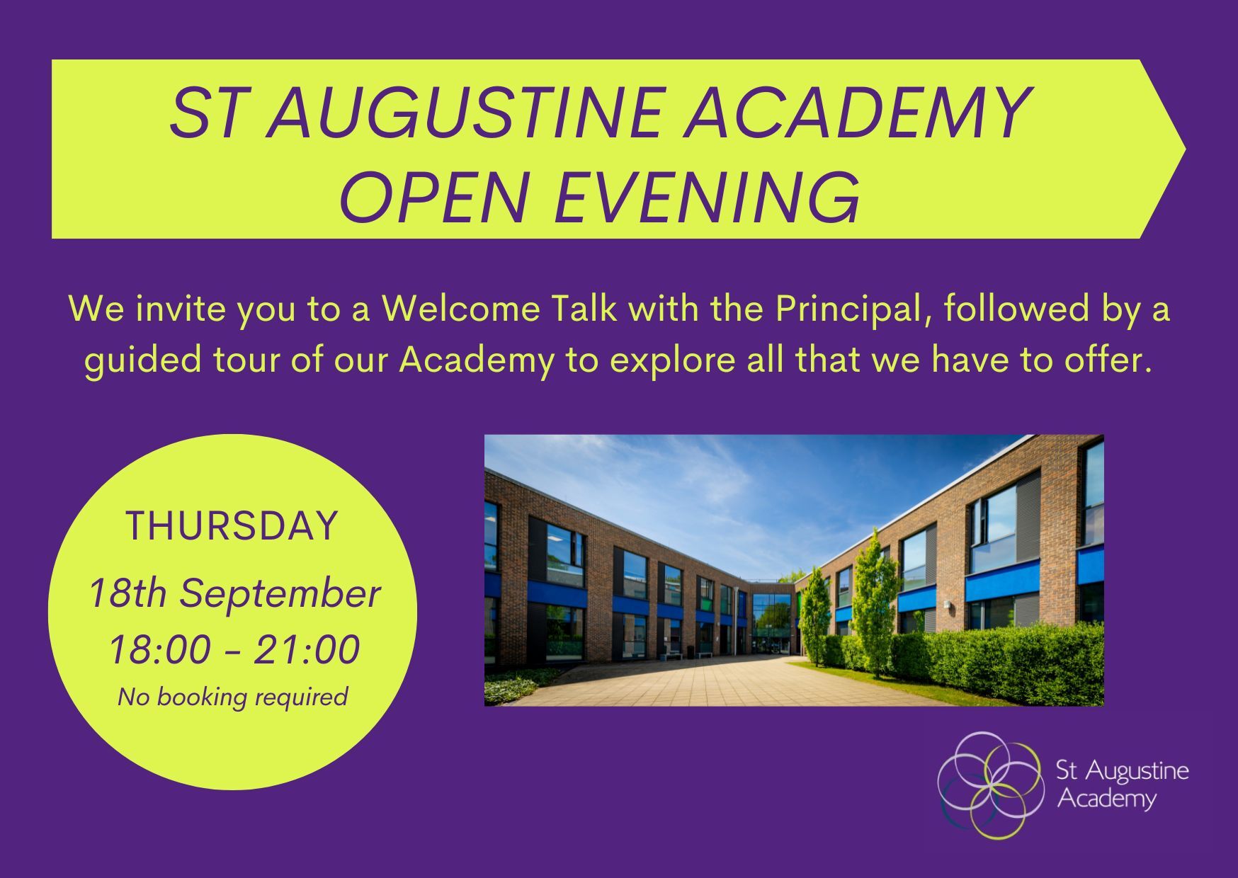 Open evening post card