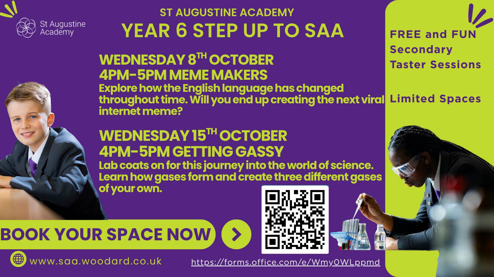 Year 6 Step up to SAA